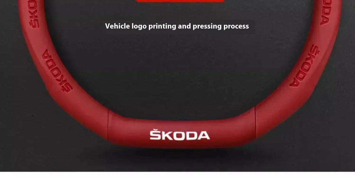 Skoda Carbon Fiber Steering Wheel Cover