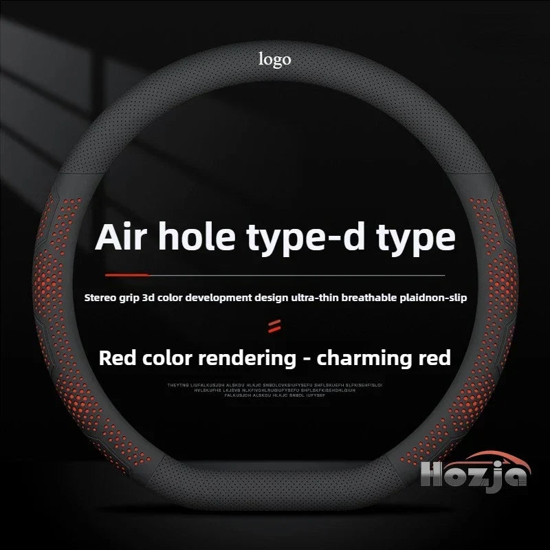Leather Steering Wheel Cover for GAC EMZOOM GS3 GN8 GS8 GA8