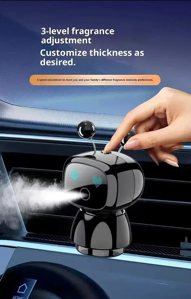 AutoTech Robot Car Aromatherapy Diffuser - LED Air Freshener