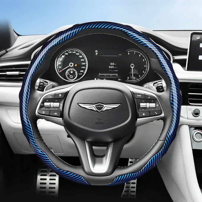 Genesis Carbon Fibre Snap-On Steering Wheel Cover