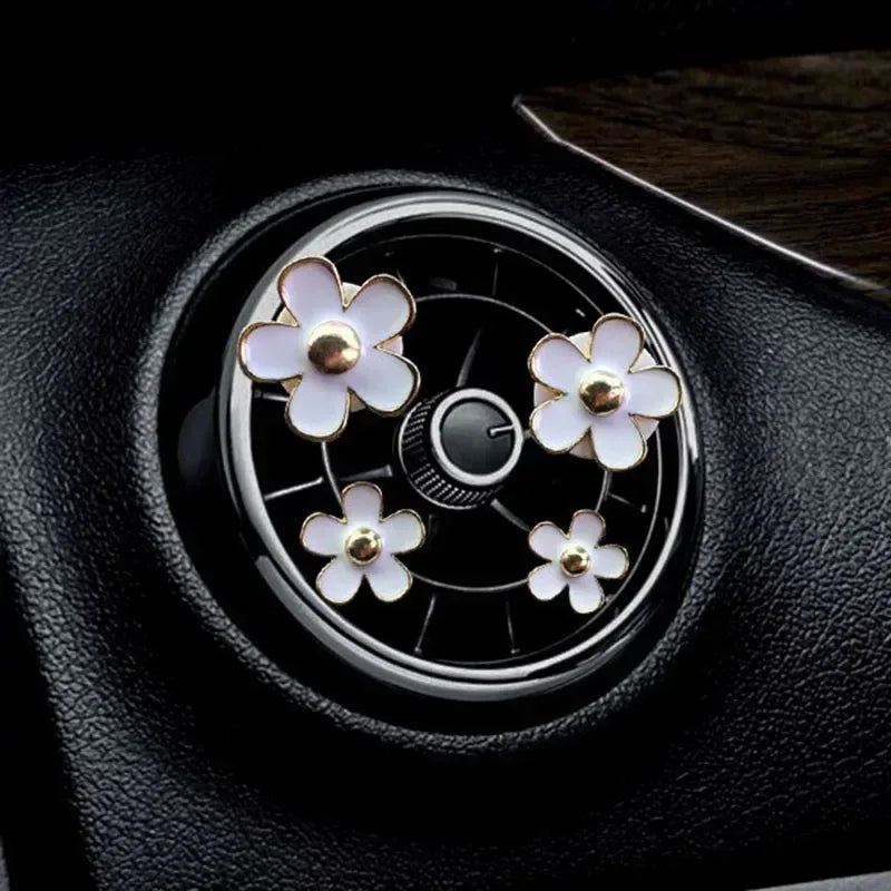 Cute Flower Car Air Vent Perfume Clip Air Freshener