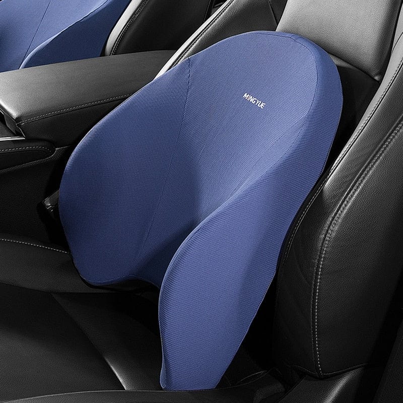 Memory Foam Car Lumbar Headrest Neck and Back Support Pillow