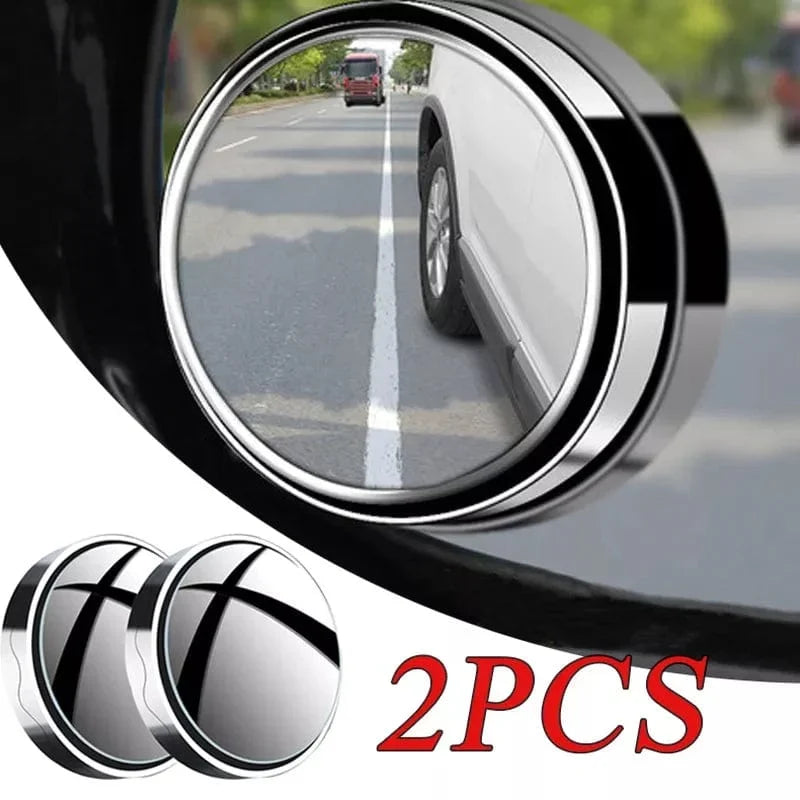 360° Wide Angle Convex Dual-Mount Side-View Blind Spot Mirrors