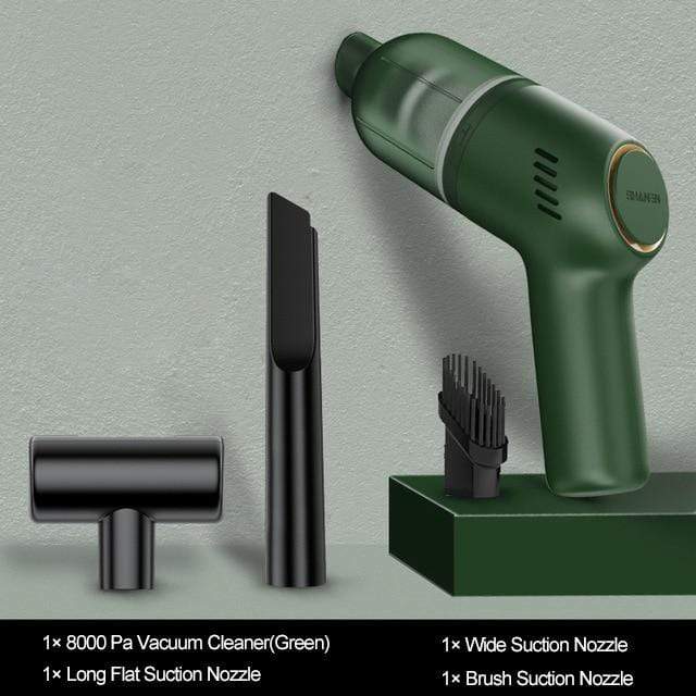 8000PA Mini Handheld Cordless Car Vacuum Cleaner with HEPA Filter