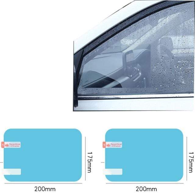 Anti-Fog Clear Film Water Repellent for Car Mirrors and Windows