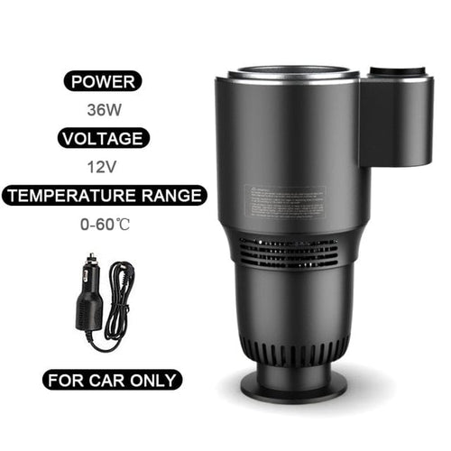 2-in-1 Smart Beverage Holder with Digital Temperature Control for Car and Home, Heating & Cooling